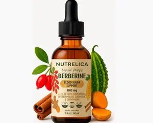 Berberine with Ceylon Cinnamon, Bitter Melon, Turmeric & Chromium – Blood Sugar Balance & Glucose Metabolism – 1200mg, No Sugar, Vegan, Non-GMO