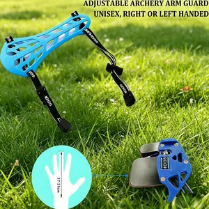 Breathable Archery Protective Set, Including Finger Tab Guard and Arm Guard, for Target Practice and Hunting