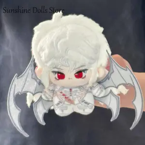 Game Love and Deepspace Sylus Silverwing Demon Cute Doll 10cm Figure Plush Toy Stuffed Plushies keychain Backpack Pendant Gifts