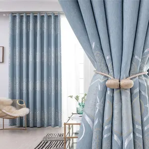 Modern Simple Blackout Curtain, 1 Count Exquisite Door Curtain, Heat Insulation Curtain, Home Decoration Curtain for Home Living Room Bedroom Decor