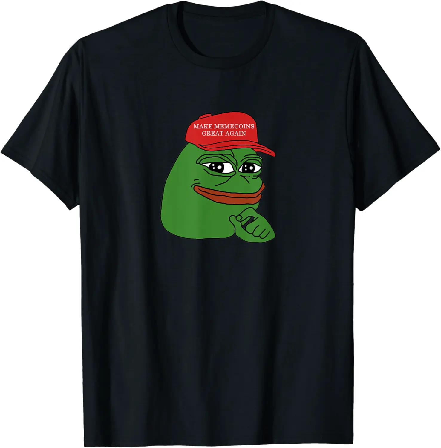 Crypto Pepe Coin - Make Memecoins Great Again - Meme Desing T-Shirt - Mohamedab Shop 85B0CY2V55VP