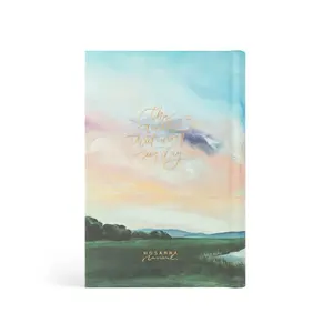 NLT Compact Bible Prairie Theme Hosanna Revival with Serene Landscape Cover and Inspirational Text