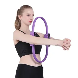 Yoga Circle Pilates Circle Multicolor Yoga Circle Fiberglass Crescent Handle Pilates Circle Magic Circle