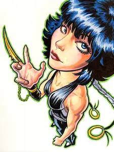 Soifon – 9×12 Original Fan Art Sketch