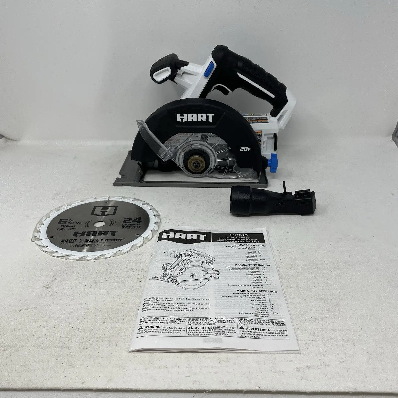 Hart 20V Volt Cordless 6.5" Circular Saw HPCS01 *Tool Only*