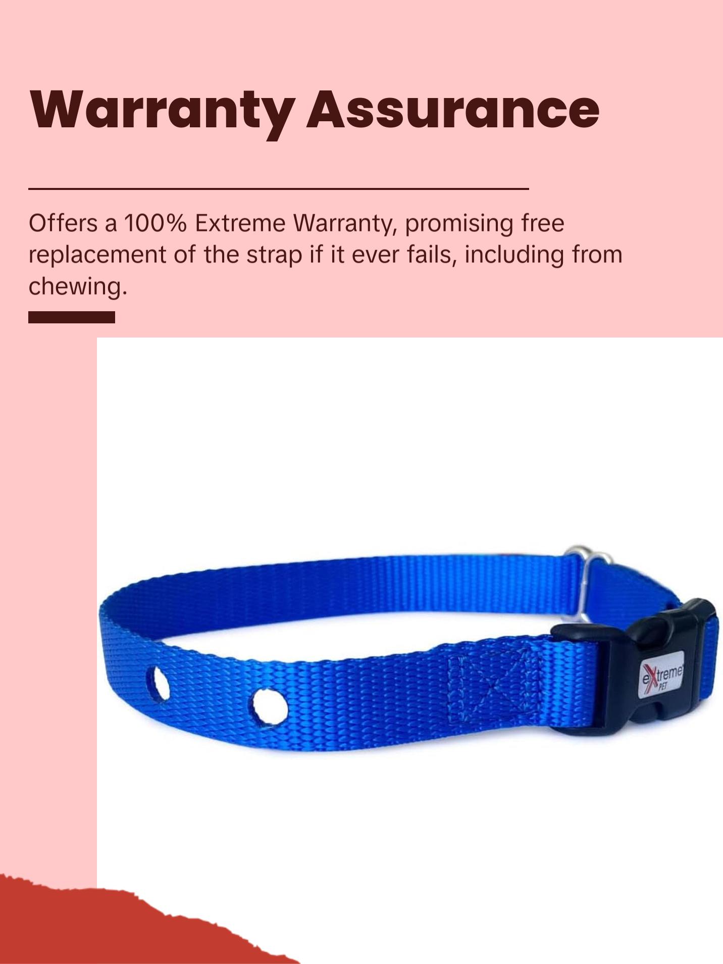 Dog Collar Replacement Strap - Bright Orange - Compatible with Nearly All Brands and Models of Underground Dog Fences Dog Collar Replacement Strap - Bright Orange - Compatible with Nearly All Brands and Models of Underground Dog Fences