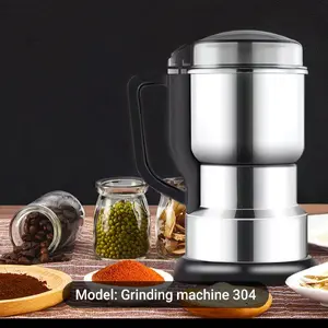 Grinder, Electric Coffee Grinder, Spice Grain Grinder, Stainless Steel Blade, Small Household Electric Grinder, Coffee Grinder, Suitable for Spices Seeds Rice Beans Condiments Grain Grinder