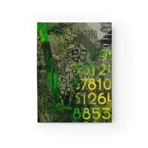 Abstract Numeric Journal - Ruled Line | Modern Design for Students, Artists, Note-Takers, Gifts, Eco-Friendly