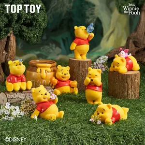 【TOPTOY】  Winnie the Pooh Happy Everyday Series Figures Blind Box -Perfect Thanksgiving Gift, Unique HolidayHome & Office Decorations