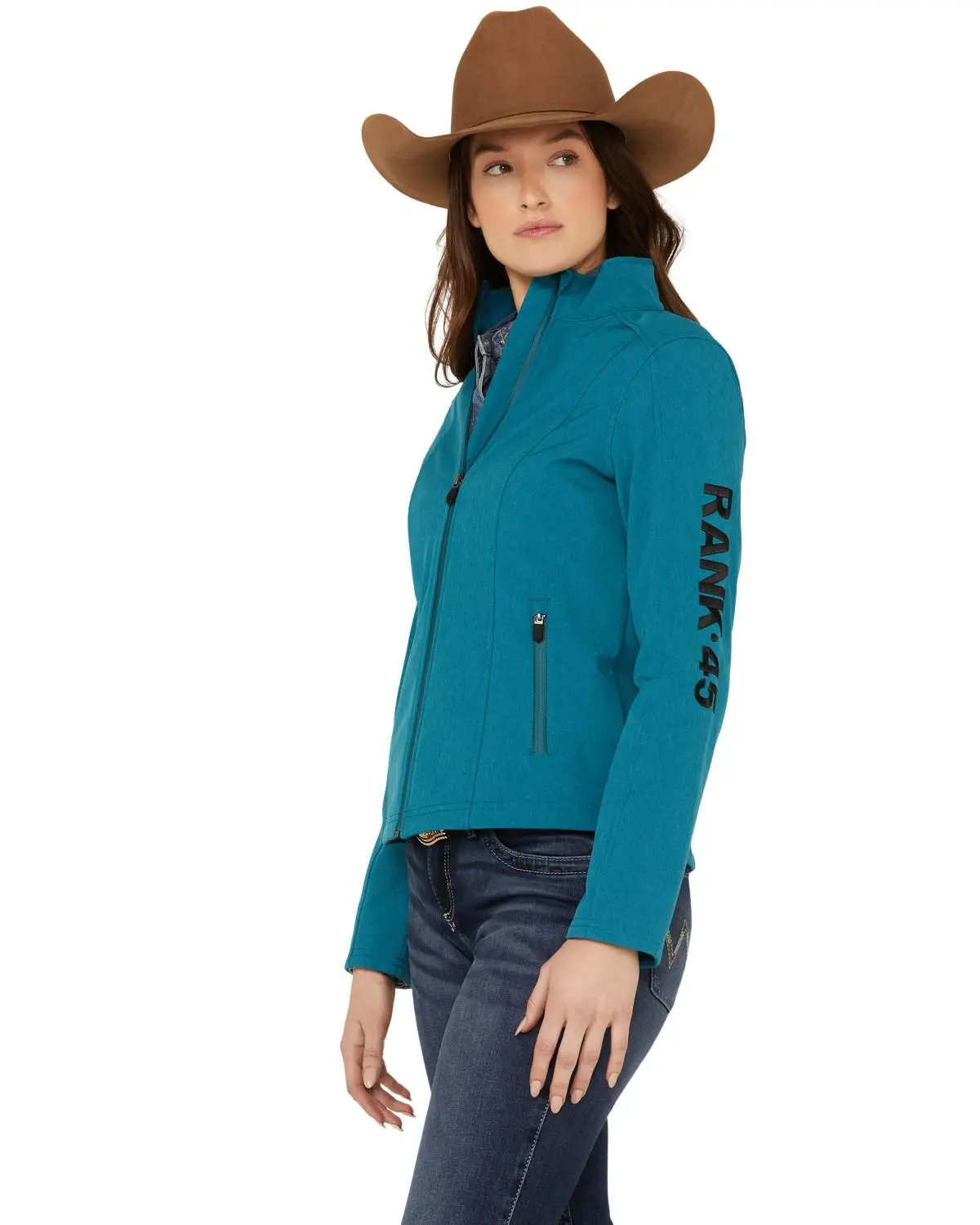 Rank 45 Women's 45&Reg; Soft Shell Logo Riding Jacket - Rwsp22o4-Tel