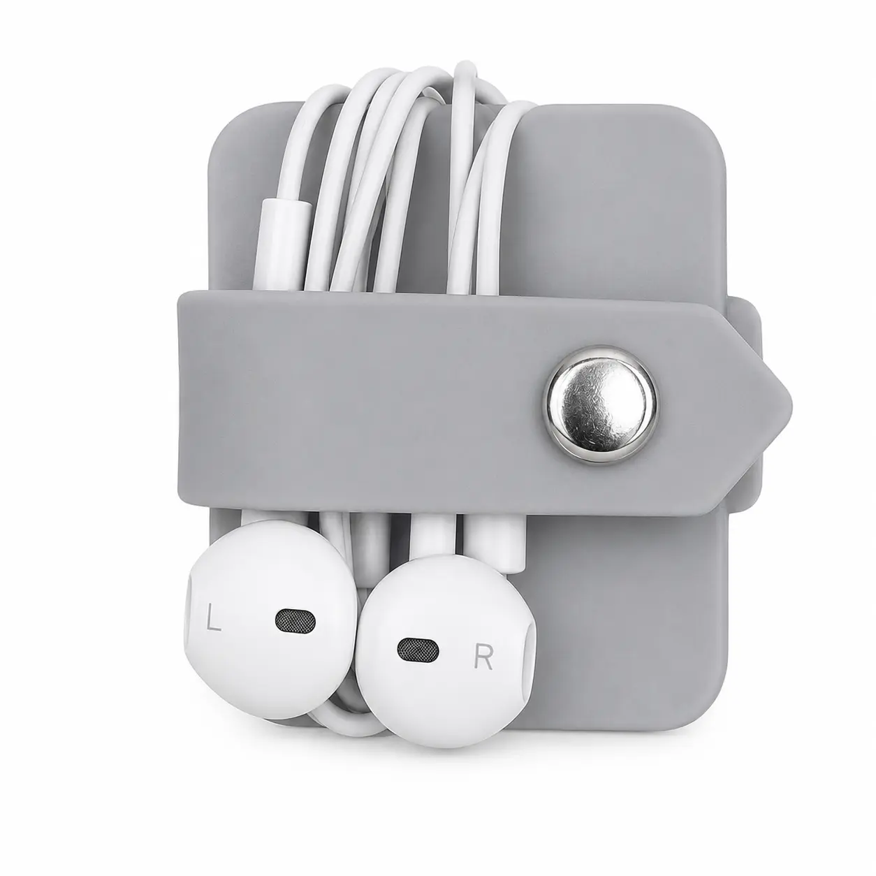 Cable Organizer Straps Reusable Adjustable Snap-Button Closure Cord Holders for Office Desk Cable Management