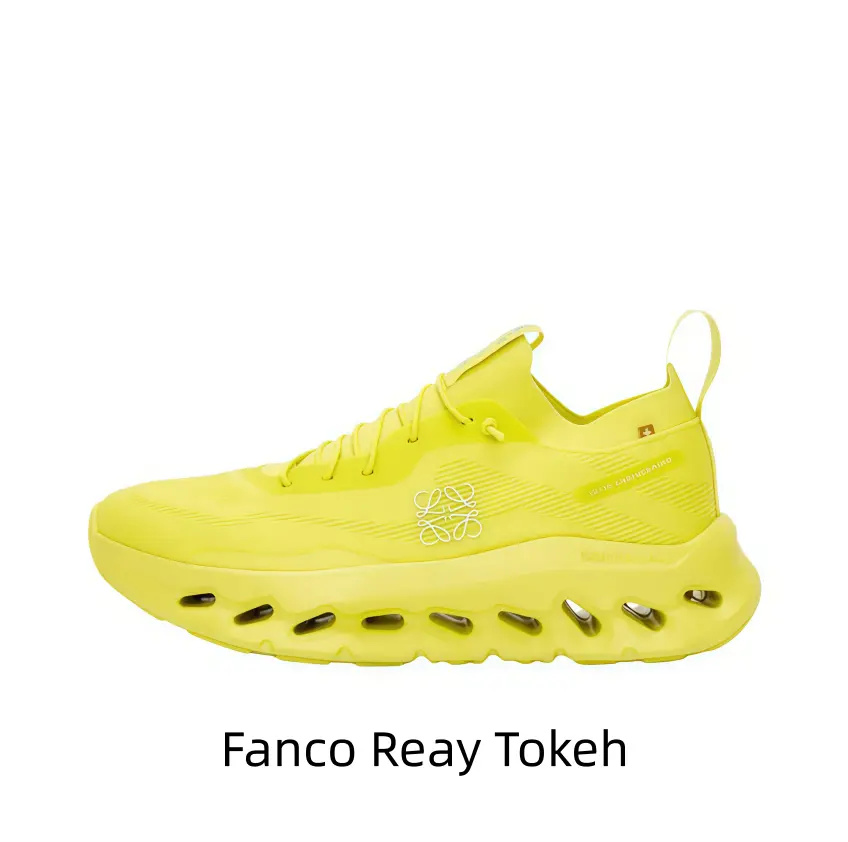 Vibrant Lemon Yellow Lightweight Running Shoes with Cushioned Hollow Sole & Breathable Mesh Upper for Daily Walks, Gym Sessions, and Casual Outings – Perfect for Women Seeking Comfort & Style in One Pair