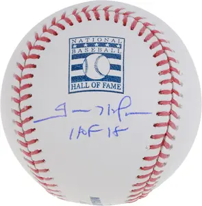 Trevor Hoffman San Diego Padres Autographed Hall Of Fame Logo Baseball with "HOF 18" Inscription - Fanatics Authentic Certified