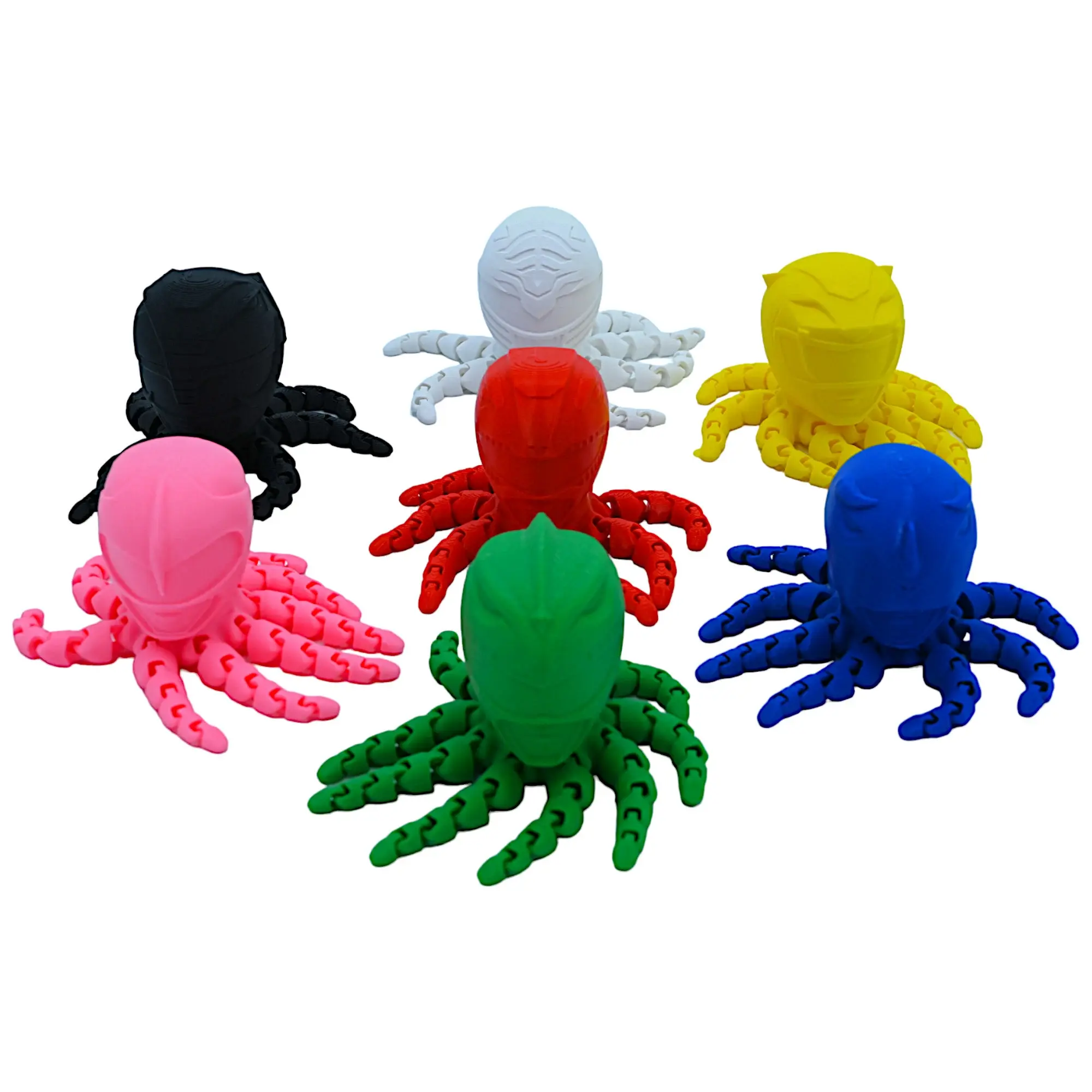 Mighty Morphin Power Rangers Octo Fidget Toy - 3D Printed Collectible ...
