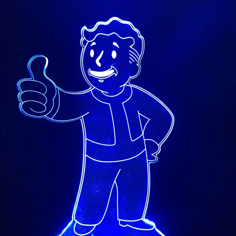 Vault boy Nuka fallout light Vault boy Nuka fallout light