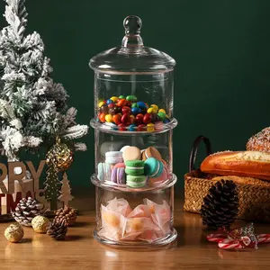 3 Tier Stacking Apothecary Jars
