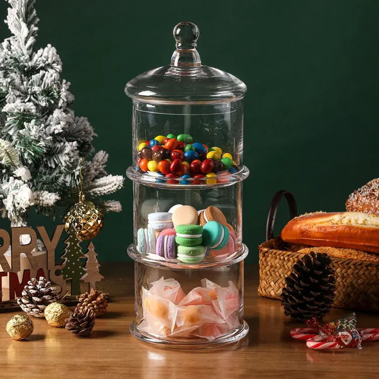 3 Tier Stacking Apothecary Jars
