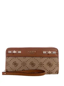 GUESS Female Melinda Quattro G Large Zip-Around Wallet