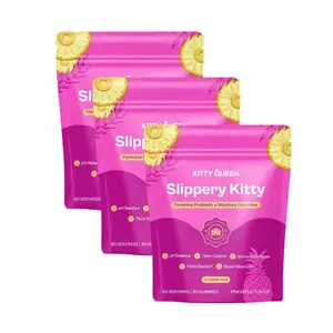 Kitty Queen Slippery Kitty Feminine Probiotic Slippery Elm Moisture Gummies