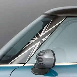 1SET Eye-Catching British Retro-Style Union Jack Line Car Sticker For Car Windows, Backpacks, Car Merchandise Union Jack Line Decor Fill With British Car Enthusiast Relaxed Cool Vibe Easily Grasp British Retro Trend Style