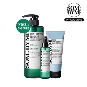 Full Body Miracle Repair Set  - Korean Skincare - 3-Step Routine for Hyperpigmentation & Body Acne - Salicylic Acid & Niacinamide - Soothing Centella