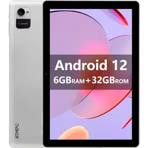 10 Inch Android Tablet 6GB RAM 32GB ROM 128GB Expandable 1280x800 IPS HD Screen 2+5MP Dual Camera WiFi BT5.2 6000mAh Battery