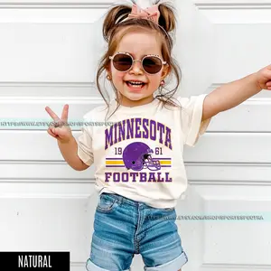 [Sale Up To 50%] Minnesota Football Men, Women and Youth T-Shirt, The Vikes Men, Women and Youth, Vintage Minnesota Kids, Viking Men, Women and Youth, Minnesota Fan Gift, Trendy USA Cotton Fabric