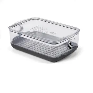 ProKeeper+ by Progressive Stackable Produce ProKeeper Storage Container with Stay-Fresh Vent System (PKS-907 (3 qt Medium Produce))