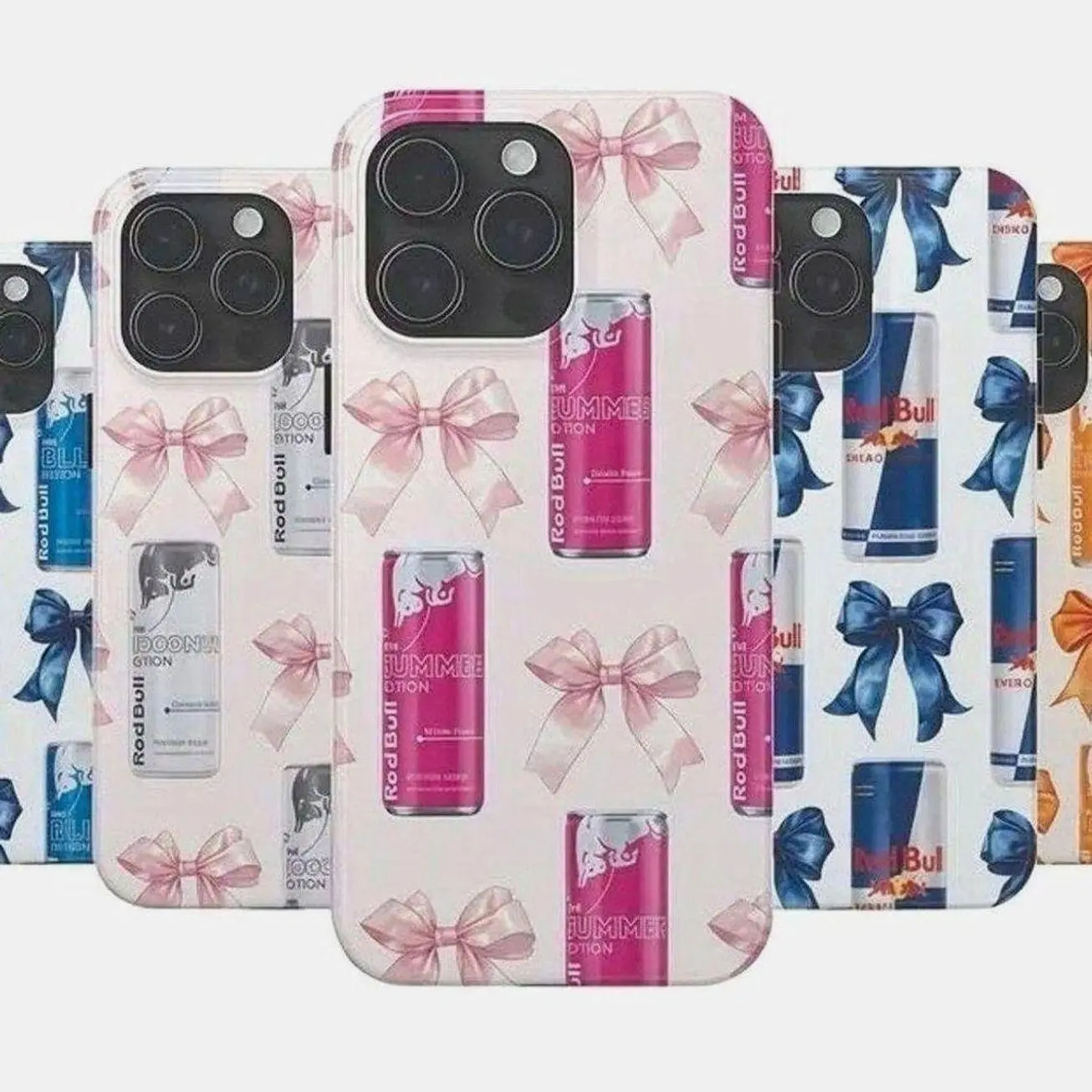 5 Design Redbull Phone Case, Redbull Energy Drink Tough Phone Case, For iPhone & Samsung, Accessories Protection Durable Shockproof fashionable mobile