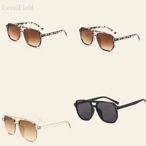 LevelField 4-Pack Y2K Aviator Sunglasses for Men Women UV400 Protection Lightweight Metal Frame Vintage Pilot Style Durable Fashion Shades Value Set for Driving Travel Beach Streetwear Daily Wear