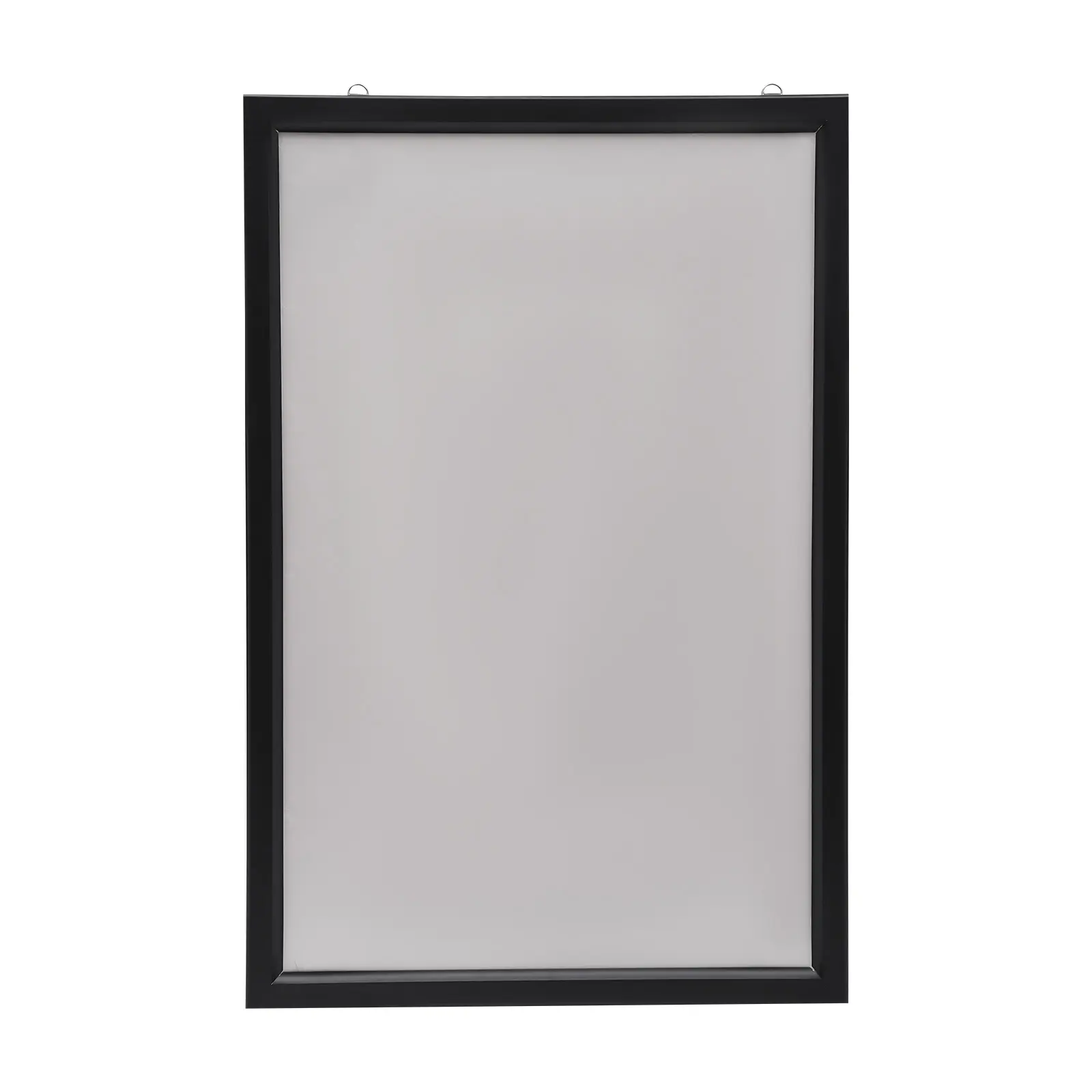 CNCEST Black Aluminum Alloy LED Photo Frame Light Box (23.6x35.8 in) - Acrylic Front Opening, Easy Poster Change, Nano Light Guide Plate, Soft Glow, Wall Mount, US Plug for Movie Poster Ads, Decor, Room Decor, Border
