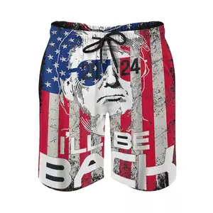 Trump American President Trump 2024 Surfing Board Shorts, Hawaii Shorts