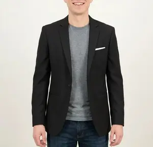 Casual Elegant Slim Fit Suit Jacket, Men Modern Outerwear For Work And Travel tiktokshopspringglowup