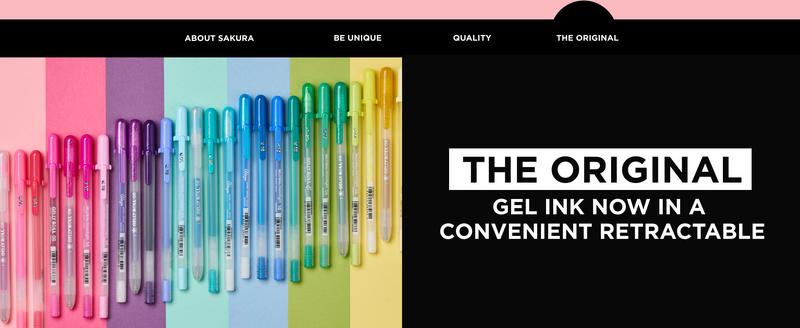 SAKURA Gelly Roll Retractable 25 Piece Gift Set: 24 Pens + 1 Pen Case