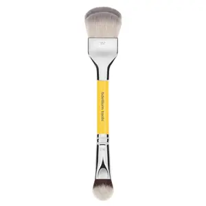 BDELLIUM TOOLS Professional Makeup Brush Studio 961 Double-Ended Small Rounded Double Dome Blender BDHD Phase II XS with 952/963 for Seamless Blending Contouring and Highlighting Vegan Synthetic Fibers