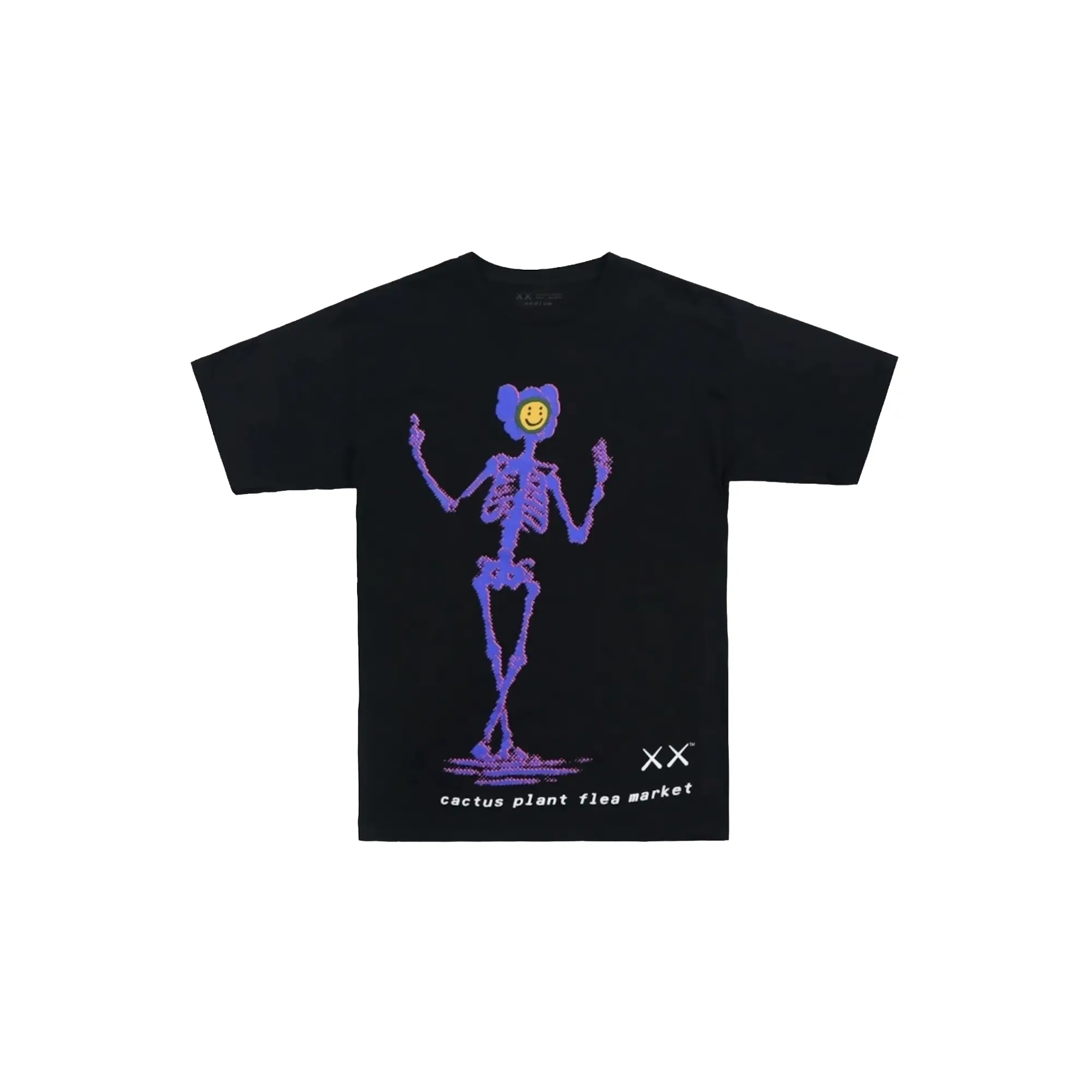Kaws X Cactus Plant Flea Market Tee "Black" 2274 1FW210103XKS BLAC