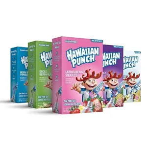 Hawaiian Punch, Paradise Variety Pack– Powder Drink Mix - (5 boxes, 40 sticks) – Sugar Free & Delicious, Excellent source of Vitamin C, Makes 40 flavored water beverages