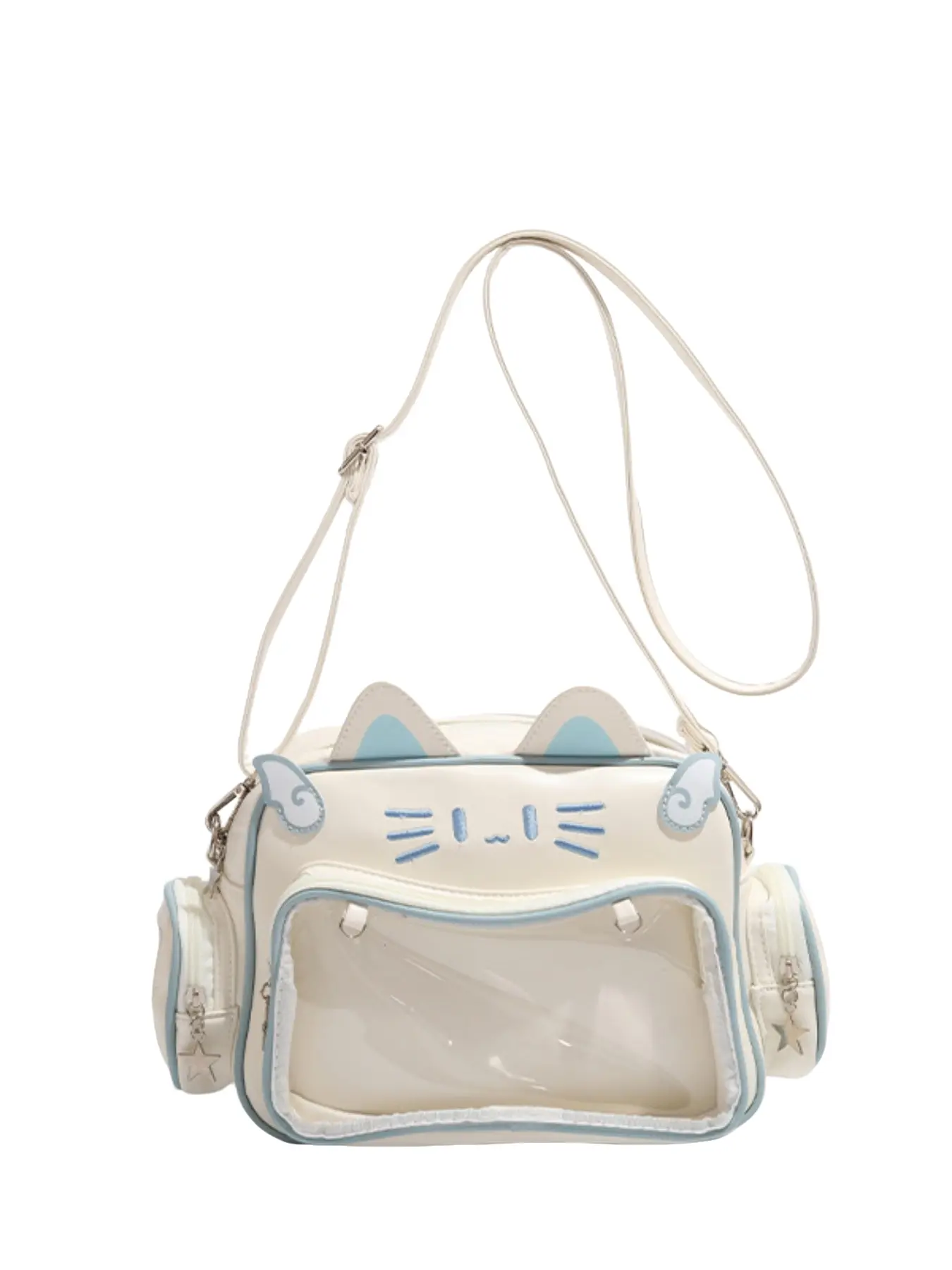 Y2K Millennium Spice Bag Large Capacity Cat Pain Bag, Versatile Shoulder Crossbody Backpack, Casual Plain Design, Unisex Fashion Accessory, Lightweight Crossbody Bag, Daily Crossbody, Fashionable Bags