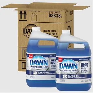 212 MAIN Liquid Dawn Heavy Duty Manual Pot & Pan Detergent, PGC08837, 1 gal, Pack of 4, Household Use, Less Scrubbing