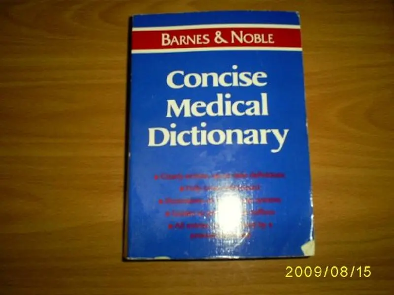 Used Barnes & Noble Concise Medical Dictionary by John Betancourt - Soft Cover, English, ISBN 156619735x (Literature & Art Book), 1 Pounds