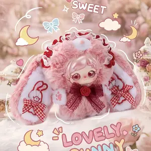 【YW】-Zhizhi Love Bunny series Mystery Boxes Bag Pendant Bunny Plush Dolls Soft Collectibles