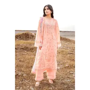 3PC Embroidered stitched Lawn Suit | KCE-3789