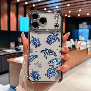 For Phone Case for iPhone 17/16 Pro Max 15 Pro 14 13 12 11 XR XS SE Mini Elegant White Floral Soft TPU Shockproof Protective Cover Gift