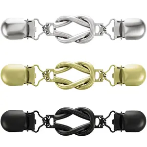 Vintage Cinch Clips for Women Clothing, Dress Clips Back Cinch with Closure for Shawl Cardigan Blouse Pant Skirt