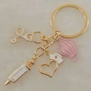 Medical Nurse Set, Stethoscope, Mask, Hat, Key Chain - The Perfect Gift for Nurses And Medical Professionals