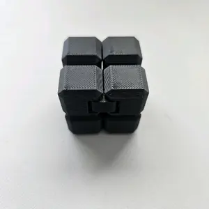 3D Printed Unique Design Infinity Fidget Cube - Pocket-Sized Desk Toy for Stress Relief, ADHD Sensory Support