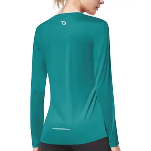 baleaf Long Sleeve Workout Tops for Women Running Athletic Shirts Active Quick Dry Lightweight Moisture Wicking-abd294