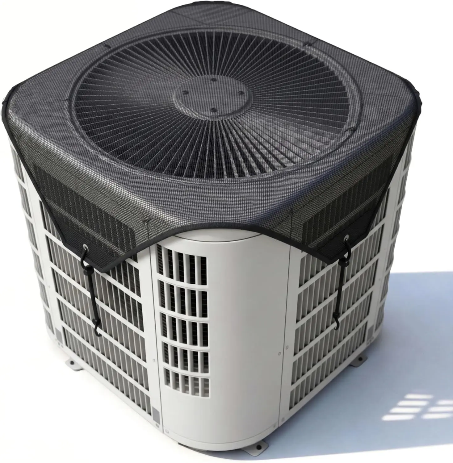 Outdoor central air conditioning dust cover, a 28x28-inch breathable mesh cover top, ensures good air circulation and dust prevention effect, suitable for using outdoor air conditioning equipment throughout the year. windproof design
