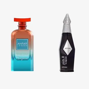 Anfar London Midnight Frost Tangerine Extrait De Parfum & Adyan Al Qalam Legacy Extrait De Parfum Bundle: 2x100ml Extrait de Parfum