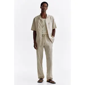H&M Regular Fit Linen-blend trousers